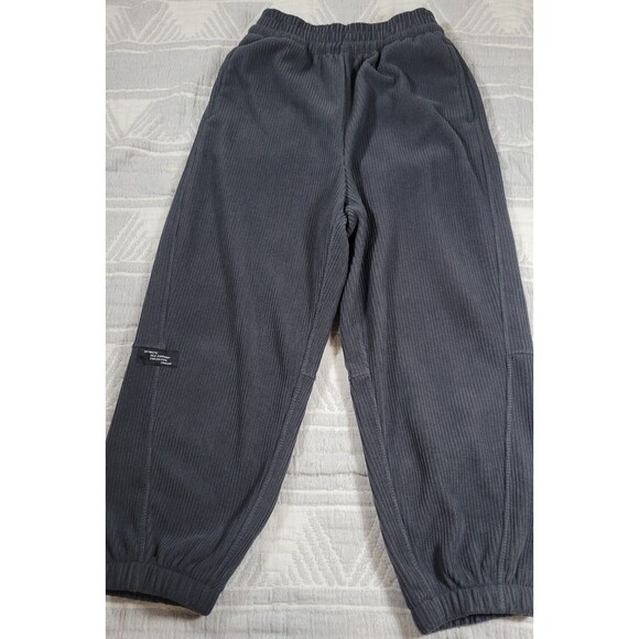 Balabala Kids Fleece-Lined Jogger Pants Size 130/59 (7–8Y) Charcoal Gray Warm - Picture 1 of 6